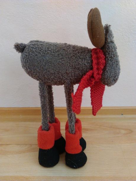 Vianočný sob so salom,