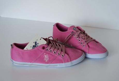 Dámske ružové tenisky, u.s. polo assn.,36
