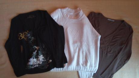 3 x dámske tričká l-xl, l