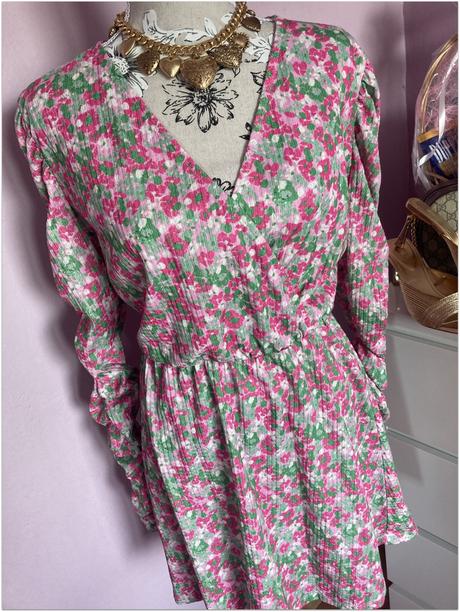 Mini šaty s kvetinovým vzorom, reserved,m