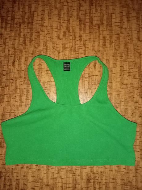 Crop top tielko, l