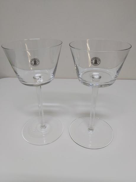 Svietniky handmade sklené číre 2ks,