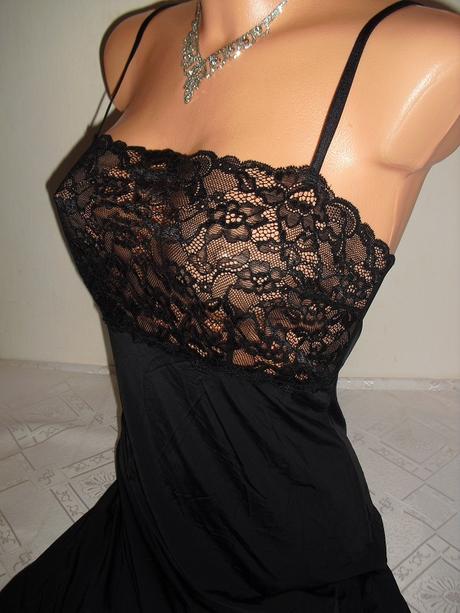 Luxusna cierna sexy kosielka, s