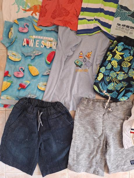 Tricka, kratase, pyzama, tielka - balik 110 - 116, 104–116