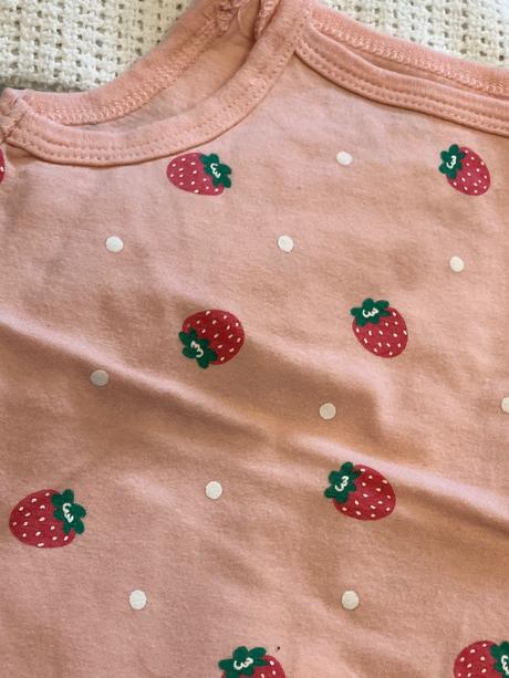 Dievčenské body s jahodami so cute (80), 80