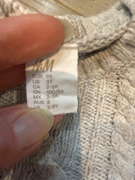 Pletený sveter h&m, h&m,98