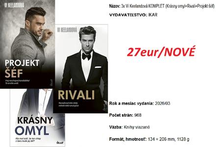 Knihy 3x vi keelandová komplet, 