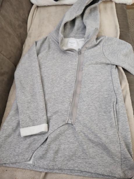 Zateplená predĺžená mikina, reserved,152