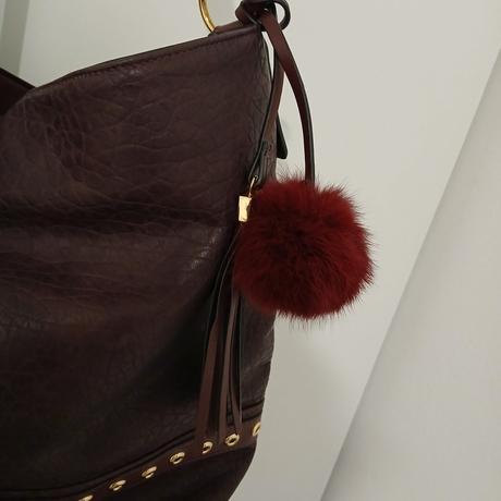 Veľká bordová kabelka na rameno ccc, ccc