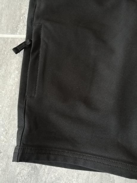 Softshell čierne kraťase alpinepro, v36, alpine pro,36