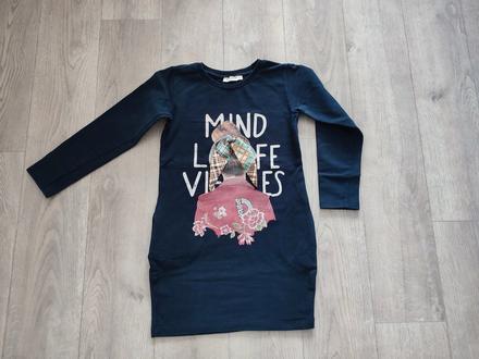 Mikinové šaty/ tunika, 140