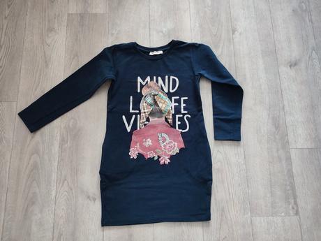 Mikinové šaty/ tunika, 140