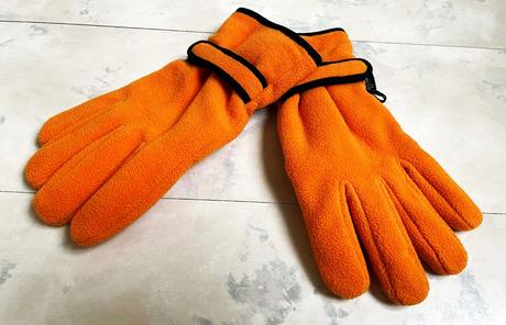 Lyžiarske flisové rukavice thinsulate, 