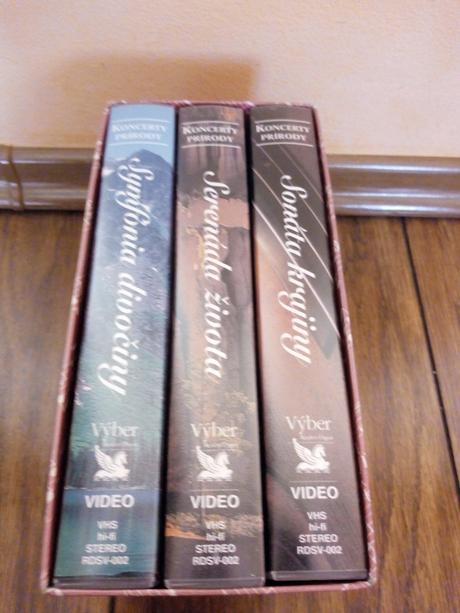 Videokazety vhs - koncerty prírody 3ks,