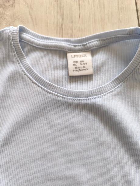 Rebrovane tričká lindex 110 2ks, next,110