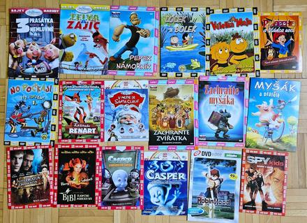 Rozne filmy na dvd, 2 eur / kus,
