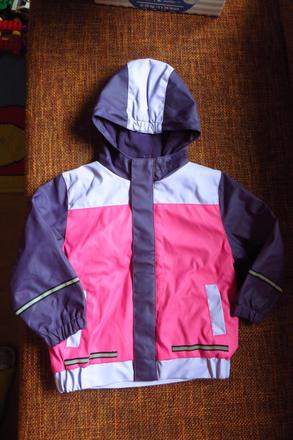 Nepremokavá zateplená bundička do dažďa - veľ. 80, kiki&koko,80