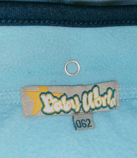 Baby world - praktický flícový overal, 62