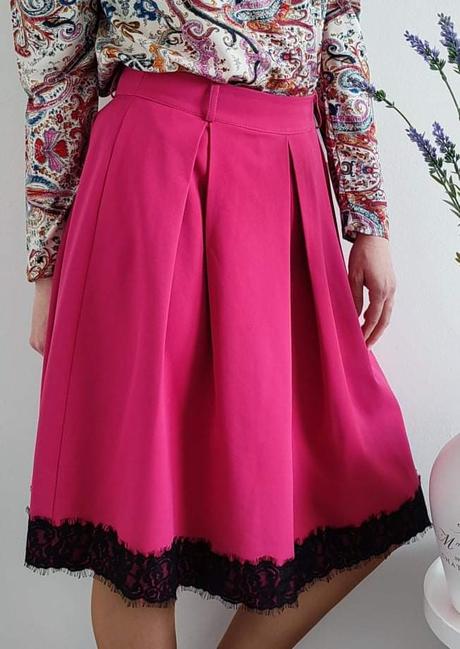 Príležitostná midi sukňa, m