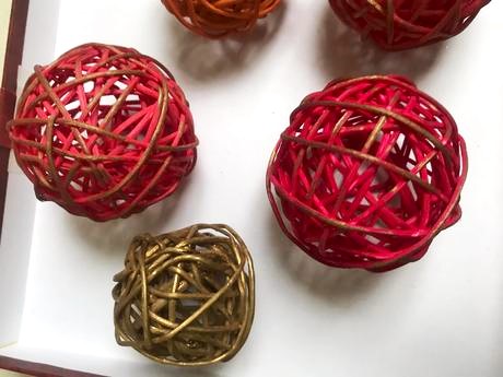 Naturálne dekorácie 5 ks,