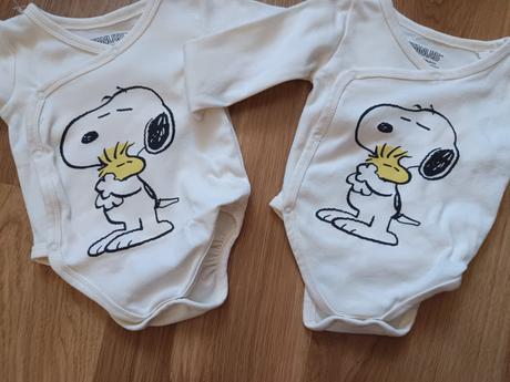 Zavinovacie body snoopy 2ks, sinsay,62
