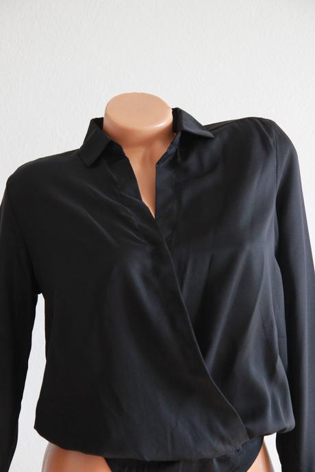 Čierna body blúzka, xs, xs