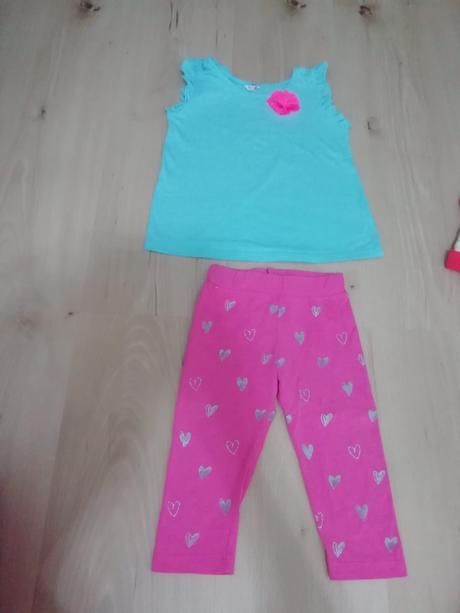 Krasne 3/4 leginky top stav 110/116, 110