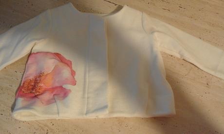 Krémový úpletový kabátik zn. zara, zara,80