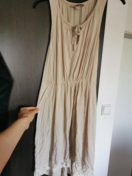 Krémové šaty, m