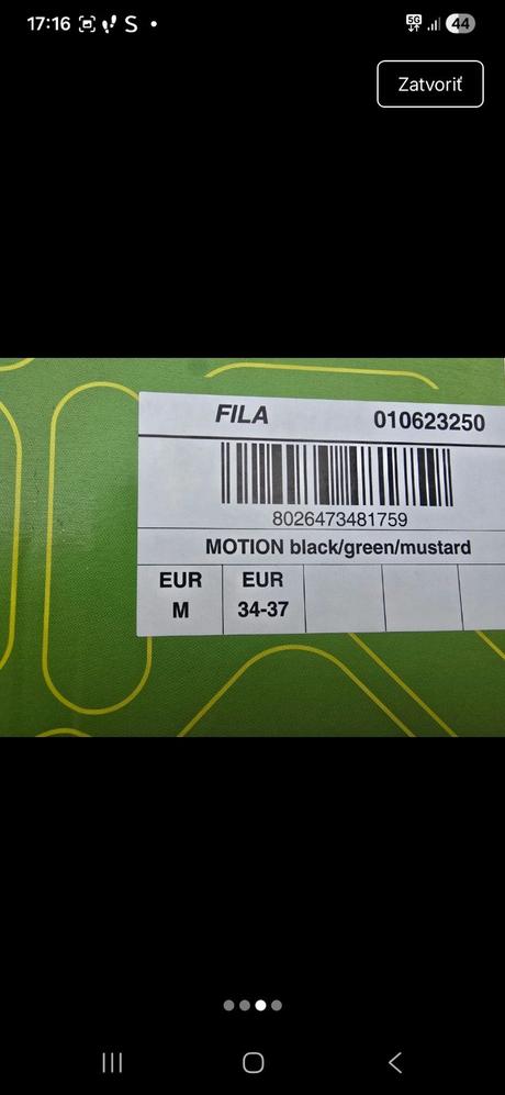 Korcule fila, fila,34