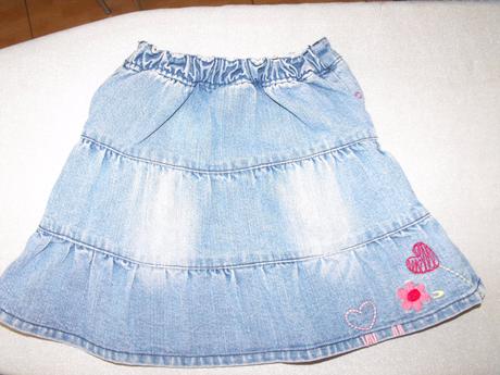 Džínsová volánová suknička ladybird, ladybird,86