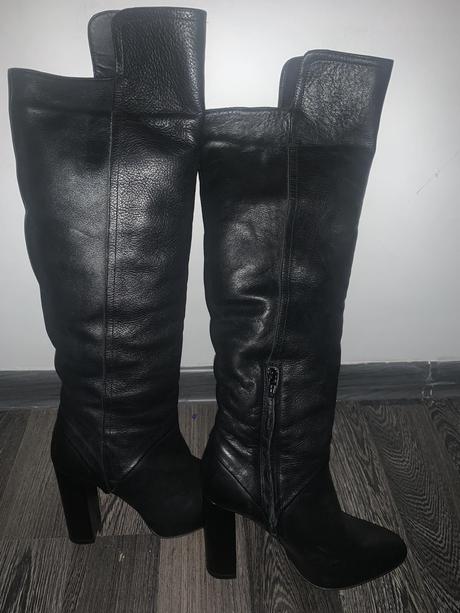 Kožené čižmy zara 36, zara,36