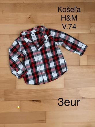 Košeľa, h&m,74