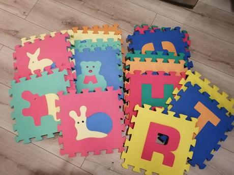 Penové puzzle na zem, 