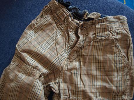 5 x krátke nohavice na leto,viac druhov,cena 4 eur, h&m,110