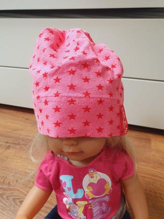 B1192 čiapka, hviezdičky, pinkie,68