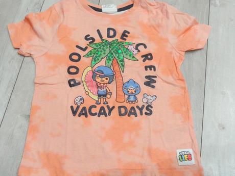 Tričko s palmou, h&m,110