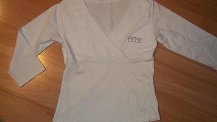 Biele tricko, bebe,s