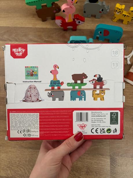Tooky toy balancna hra zvieratka, 