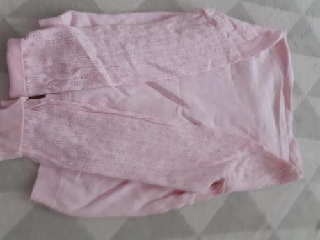 Bledoruzovy dievcensky pulover, h&m,116