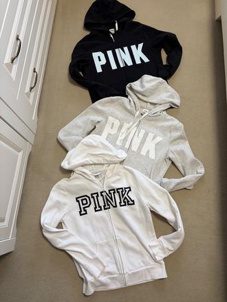 Mikinky pink victorias secret, victoria's secret,m