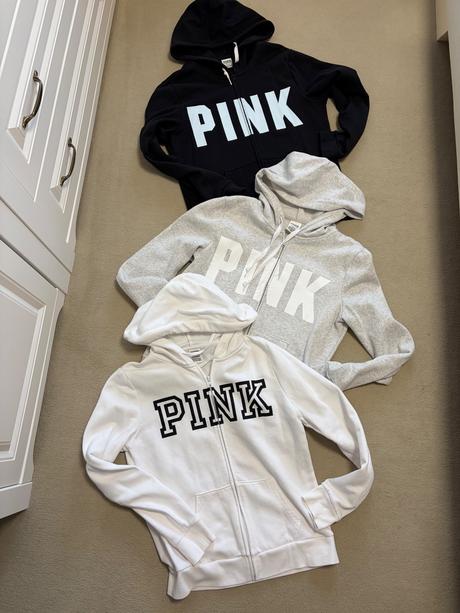 Mikinky pink victorias secret, victoria's secret,m