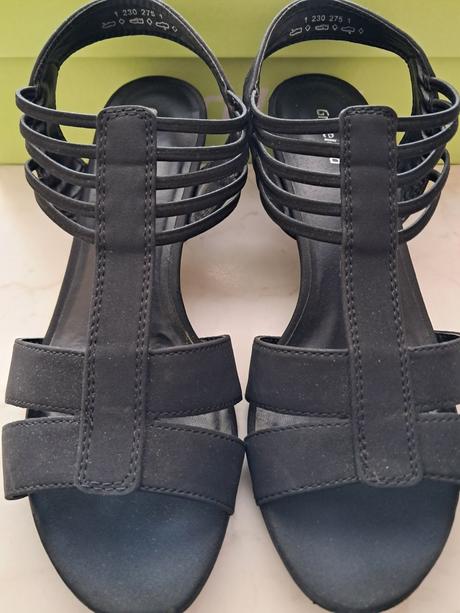 Čierne sandále, graceland,38