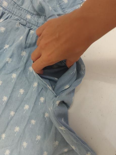 Sukňa na traky s palmami, new look,s