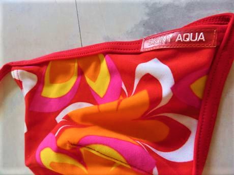 Luxusné plavky skiny aqua, skiny,m