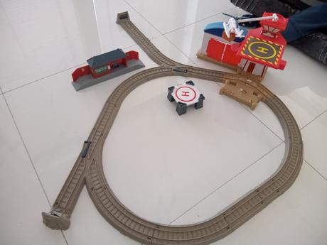 Dráha s heliportom pre vláčiku tomáš a jeho priate, 