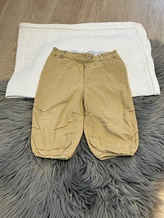 Chlapčenské menčestráky hnedé h&m (74), h&m,74