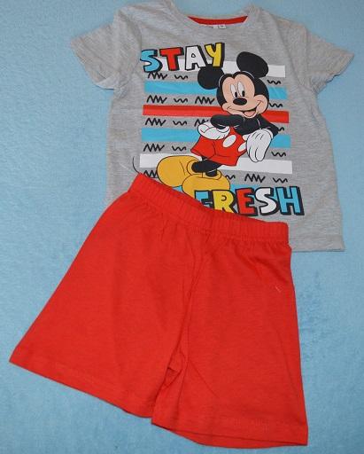 Pyžamo chlapčenské letné disney mickey mouse šedé, disney,128
