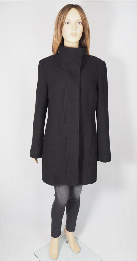 Kvalitný čierny kabát street one, street one,42