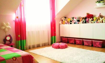 Súprava do detskej izby-pehoz, záves záclona,box..,